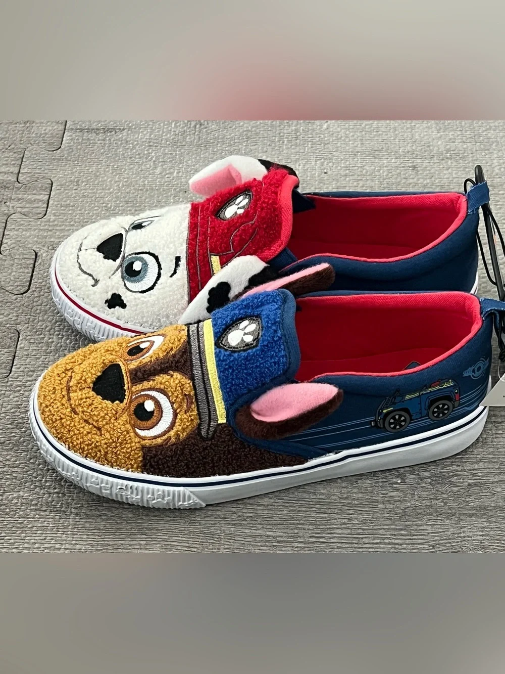 PAW Patrol Slip-On Low Top Unisex Kids Casual Shoes Marshall Chase Fabric